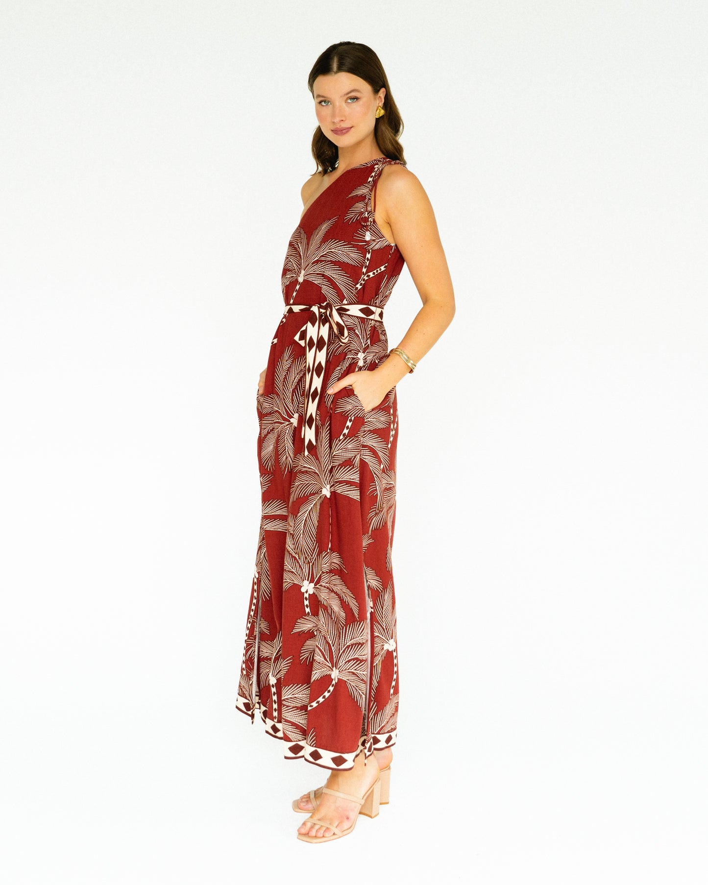 White Closet Buena Vista Maxi Dress TFE11514
