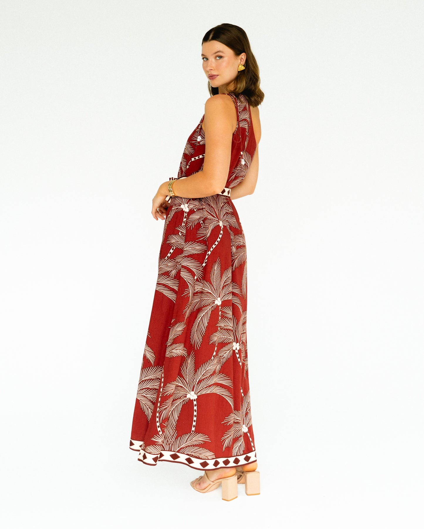 White Closet Buena Vista Maxi Dress TFE11514