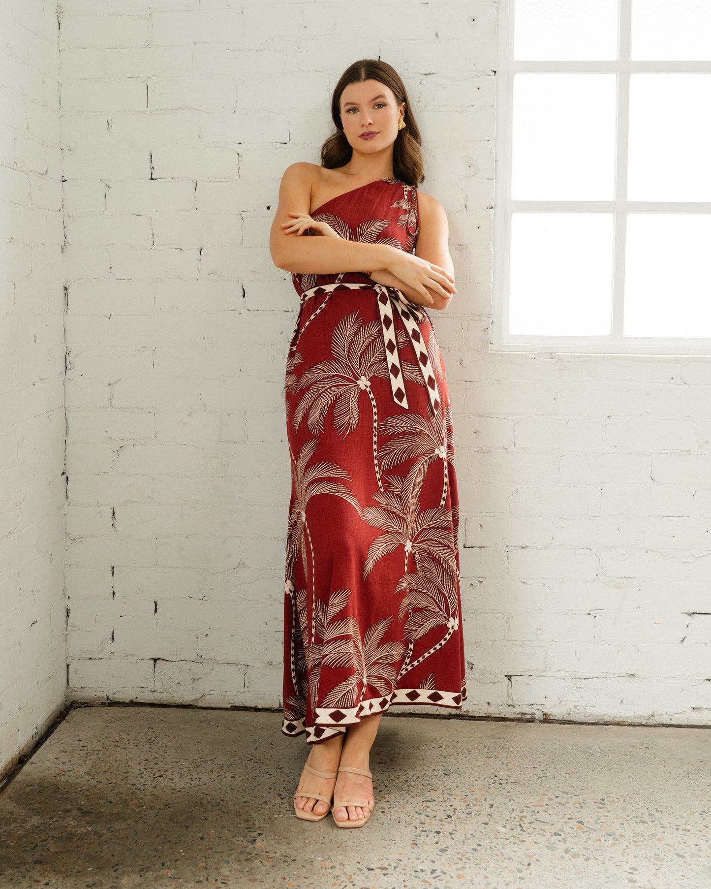 White Closet Buena Vista Maxi Dress TFE11514