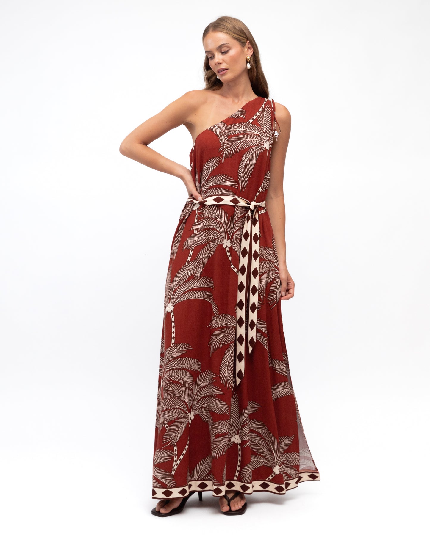 White Closet Buena Vista Maxi Dress TFE11514