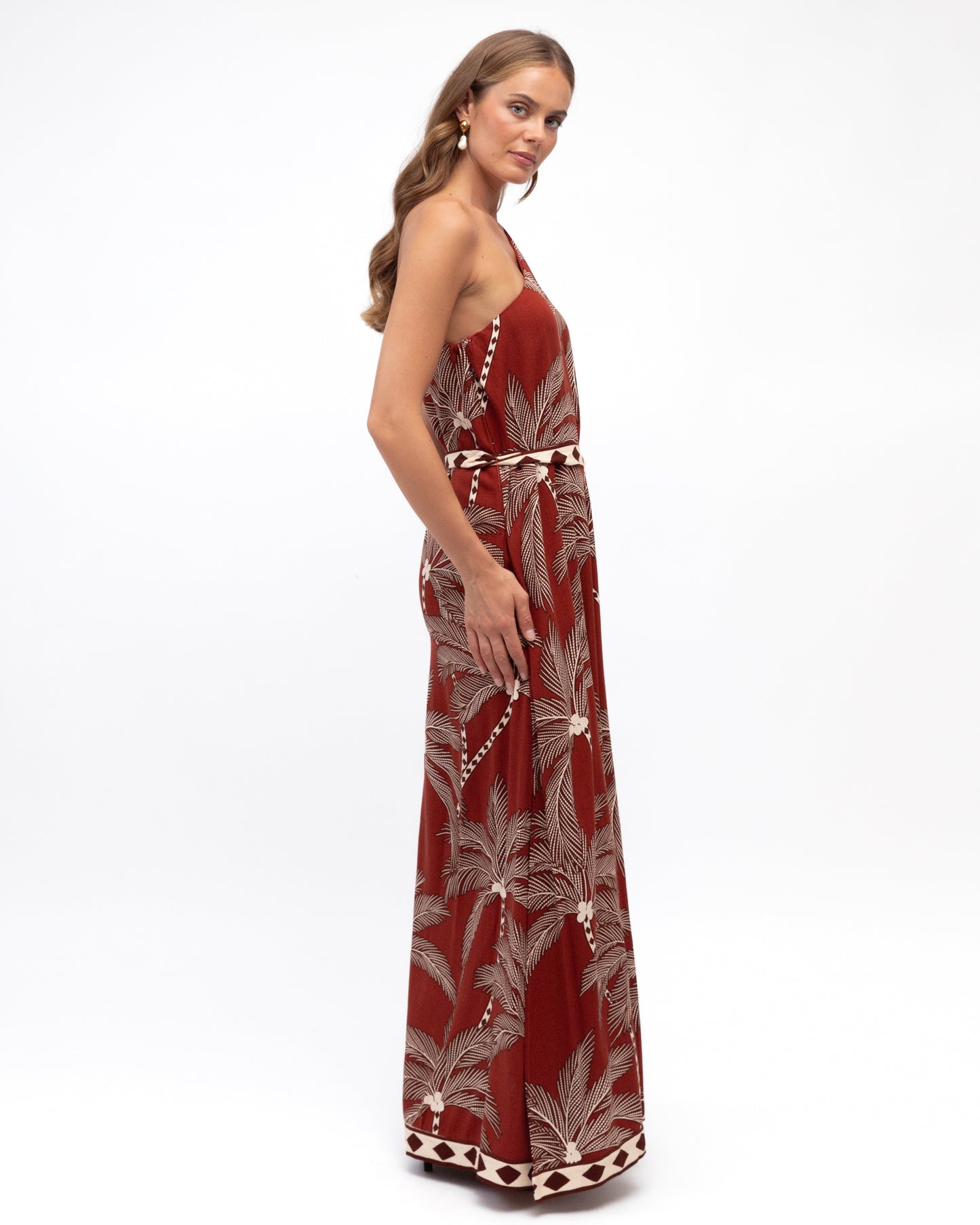 White Closet Buena Vista Maxi Dress TFE11514