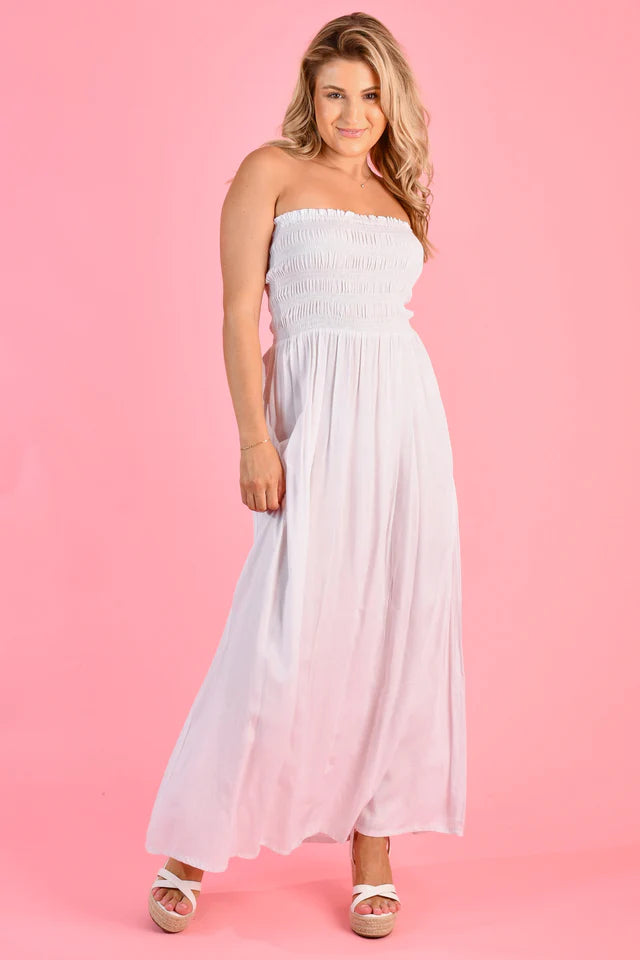 Go Girl Lily Rouched Maxi Dress - VGLD650