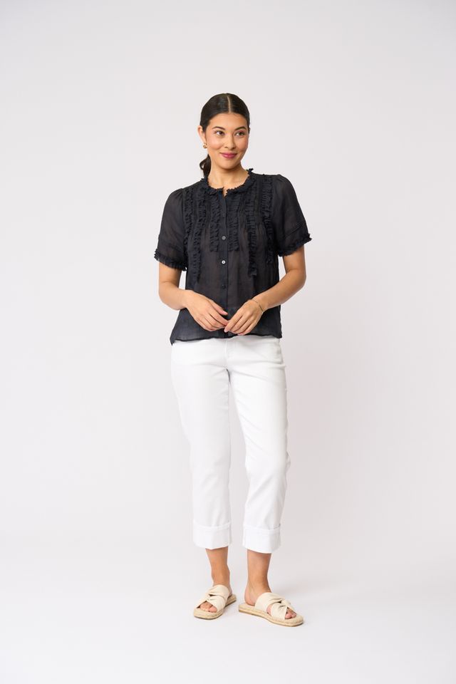 Foil Frill of It Blouse FO8654