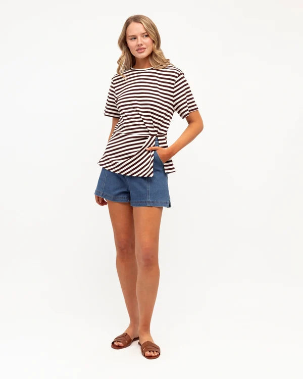 Ebby & I Blue Mood Top VV12121