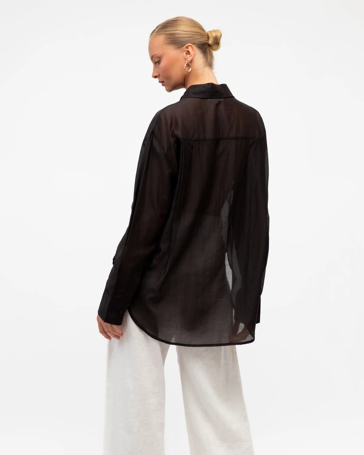 White Closet Sheer Top TF10475