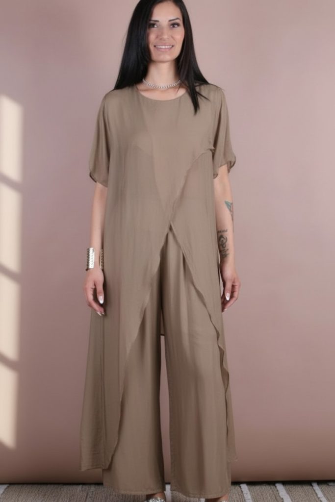 Italian Closet Faustina Silk Pant 9992