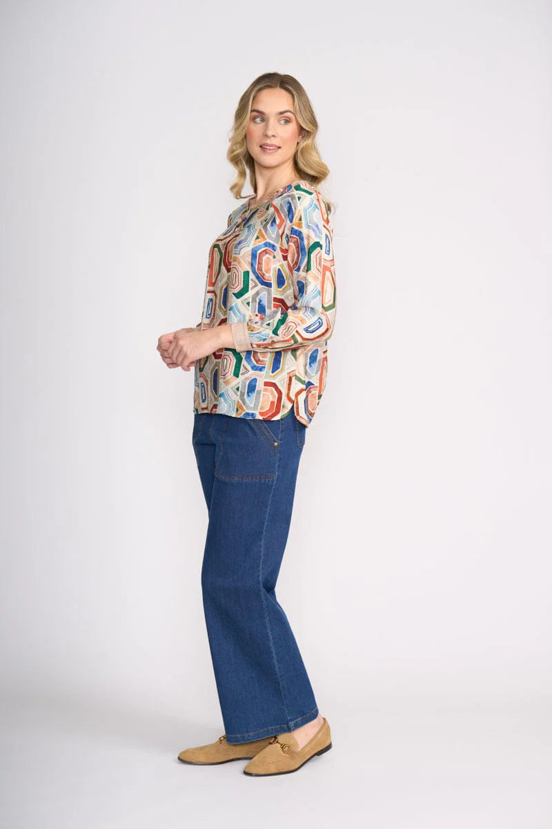 Foil Razzle Dazzle Blouse FO8504