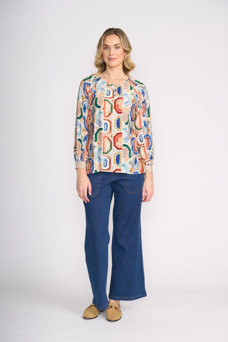 Foil Razzle Dazzle Blouse FO8504