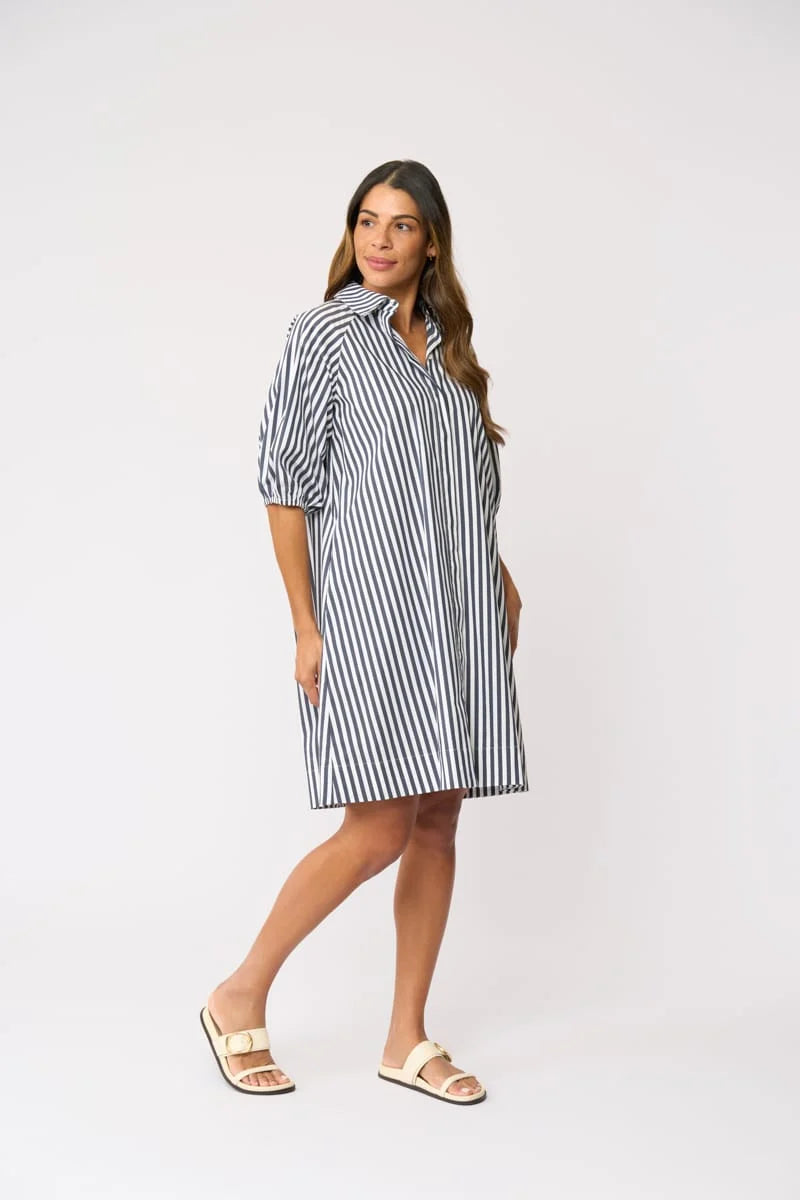 Foil Good Shirt Dress FO8736