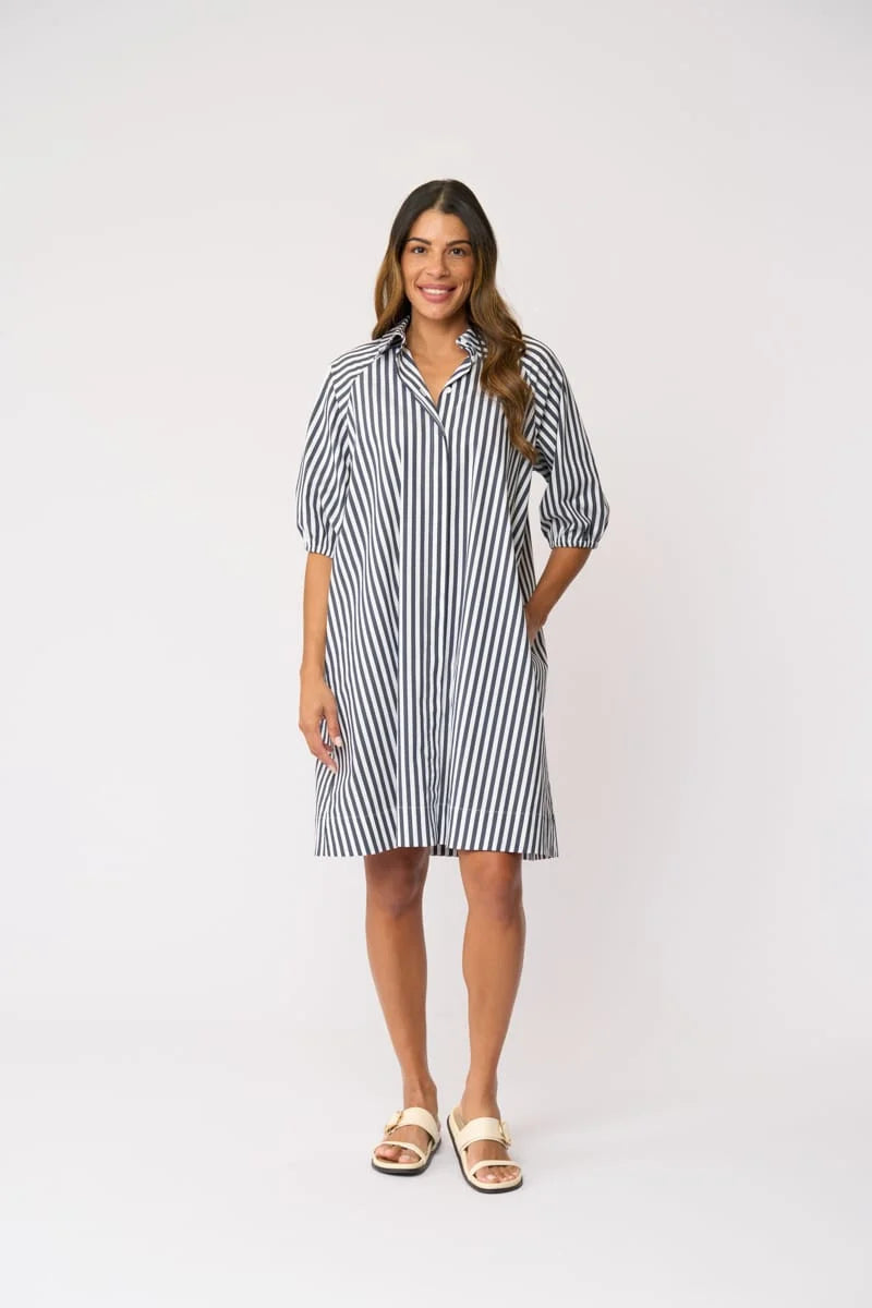 Foil Good Shirt Dress FO8736