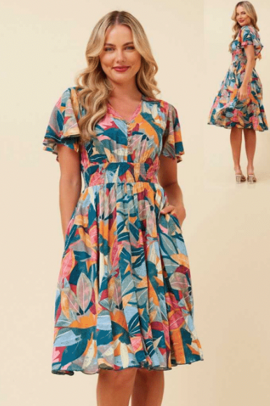 Caroline Morgan Short Dress D519043