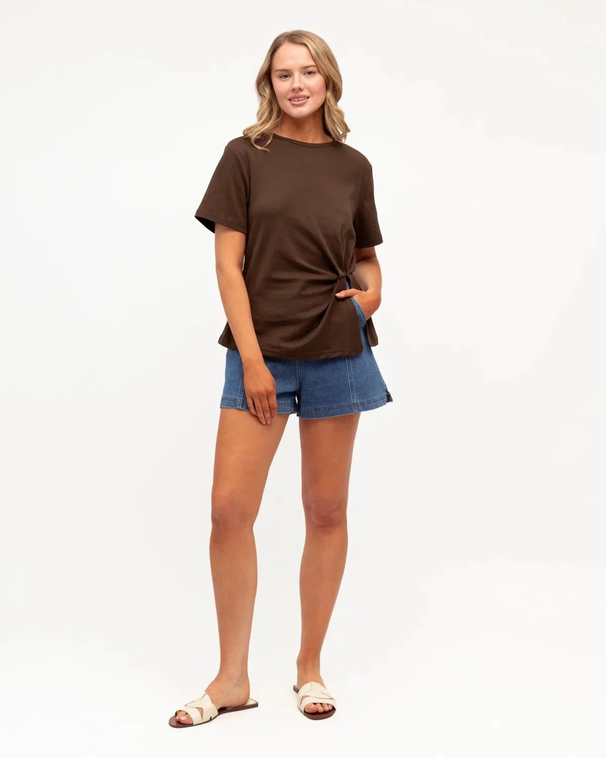 Ebby & I Blue Mood Top VV12121