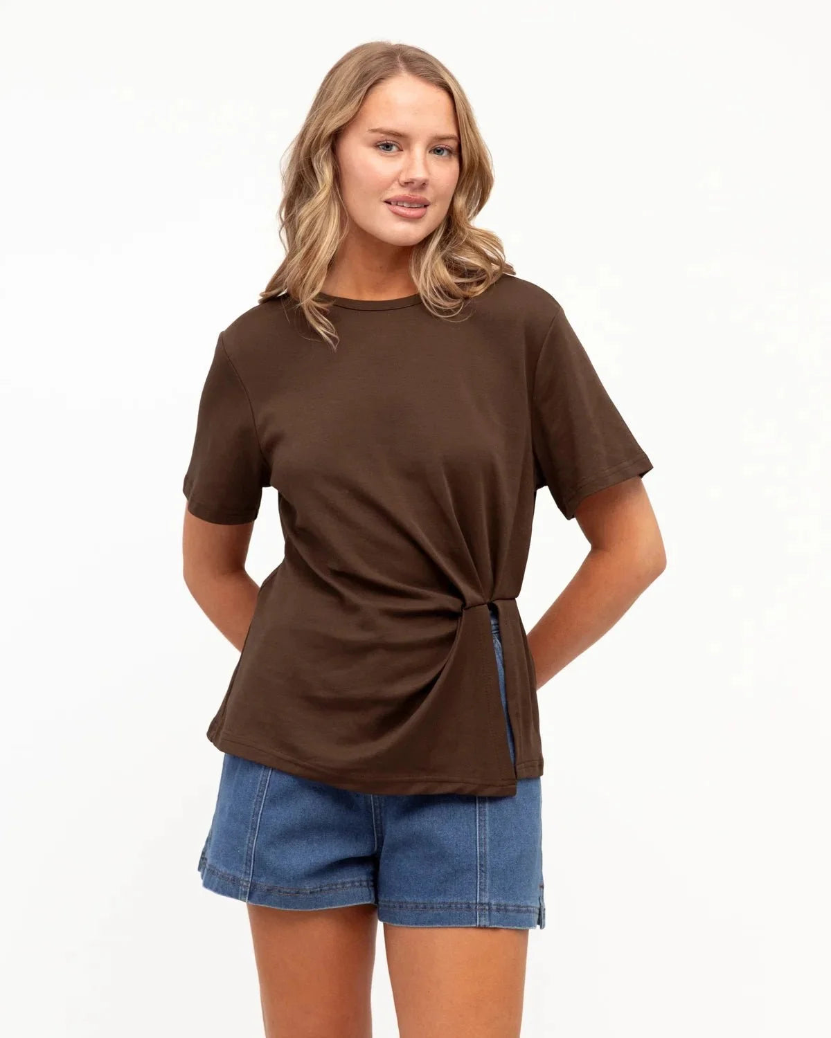 Ebby & I Blue Mood Top VV12121