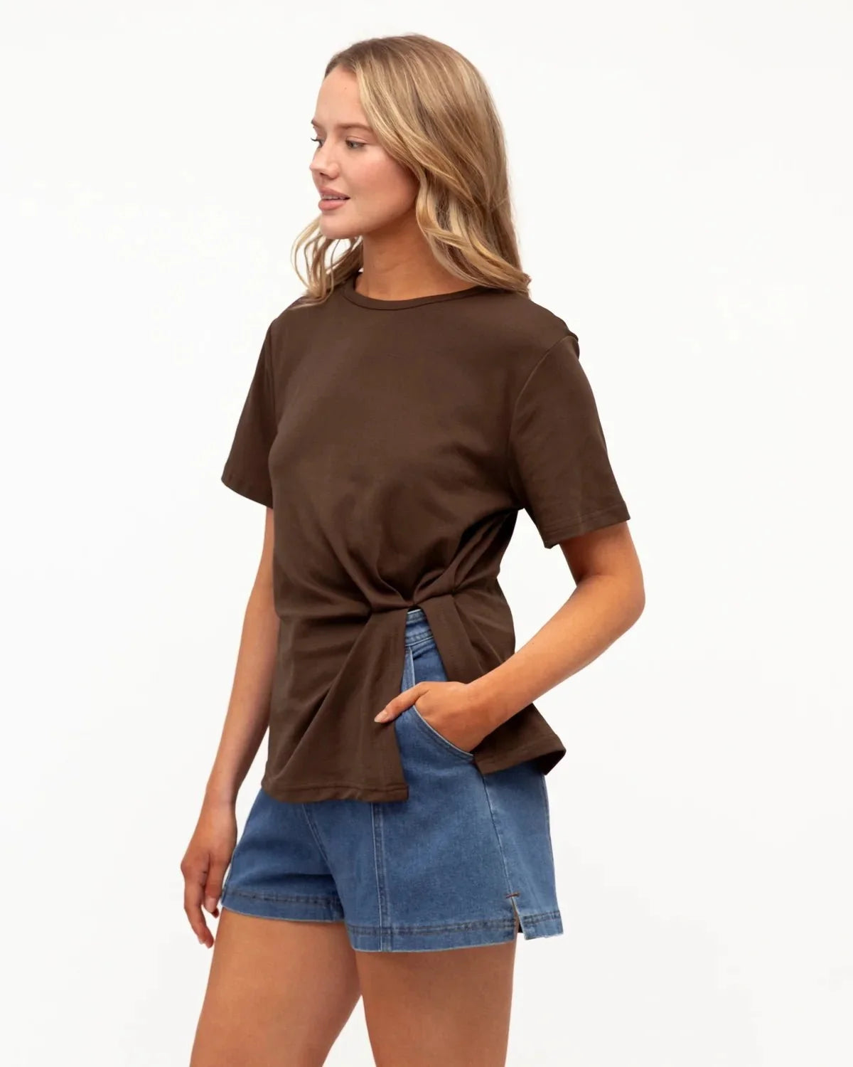 Ebby & I Blue Mood Top VV12121