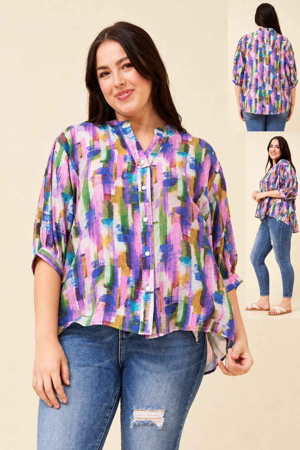 Caroline Morgan Printed Shirt T522241