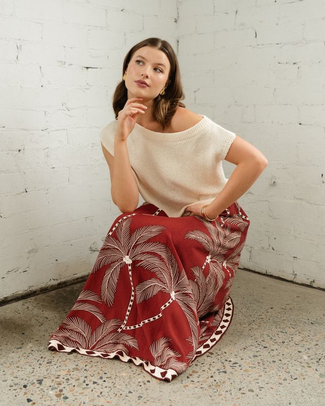 White Closet Buena Vista Skirt TFE11516
