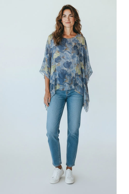 Italian Closet Ginko Silk Tunic
