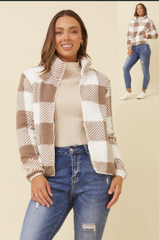 Caroline Morgan Teddy Jacket J510321