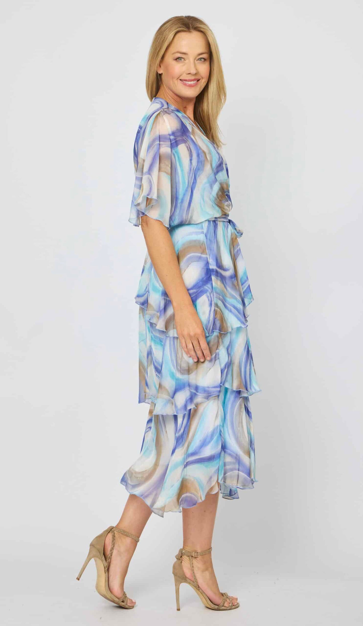La Strada Layered Silk Dress LSD21-901