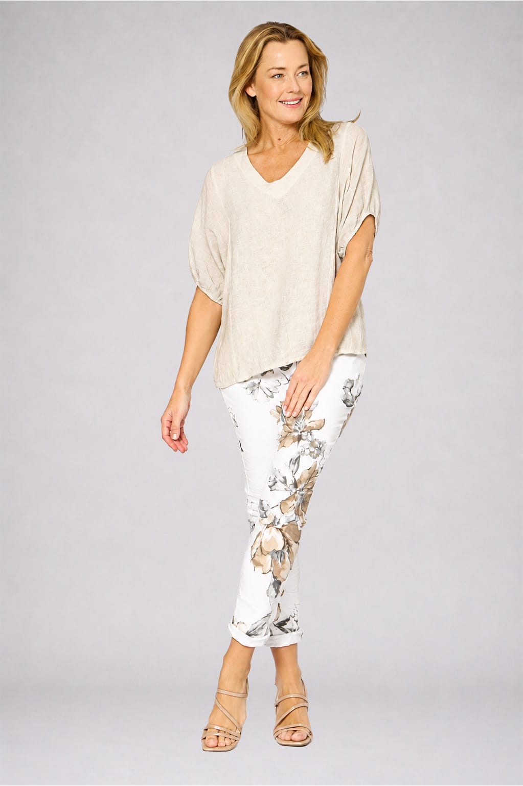 La Strada Linen Top LST26-130S