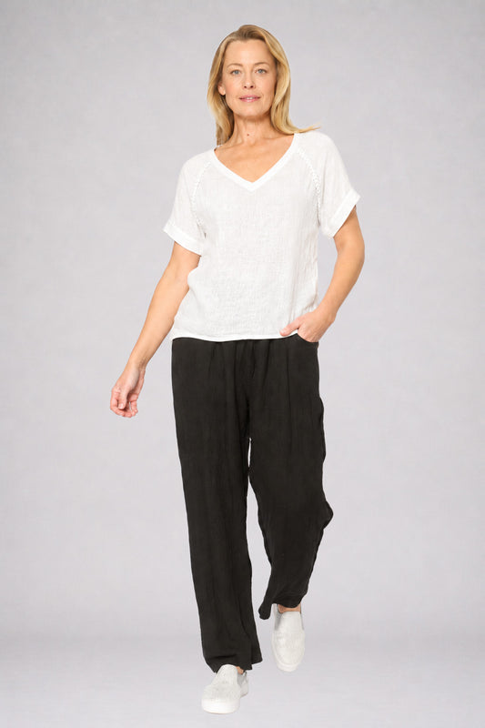 La Strada Mesh Sleeve Top LST26-314