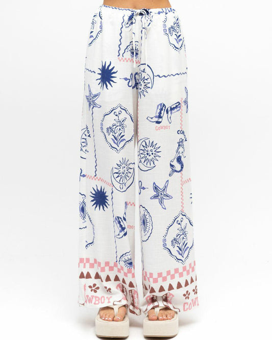 Paper Heart Pants Cowboy Mermaid PHE11329-6