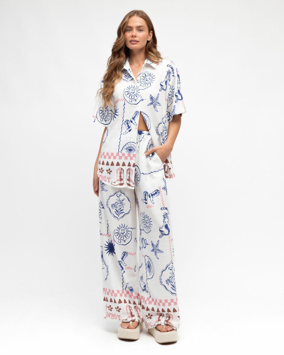 Paper Heart Pants Cowboy Mermaid PHE11329-6