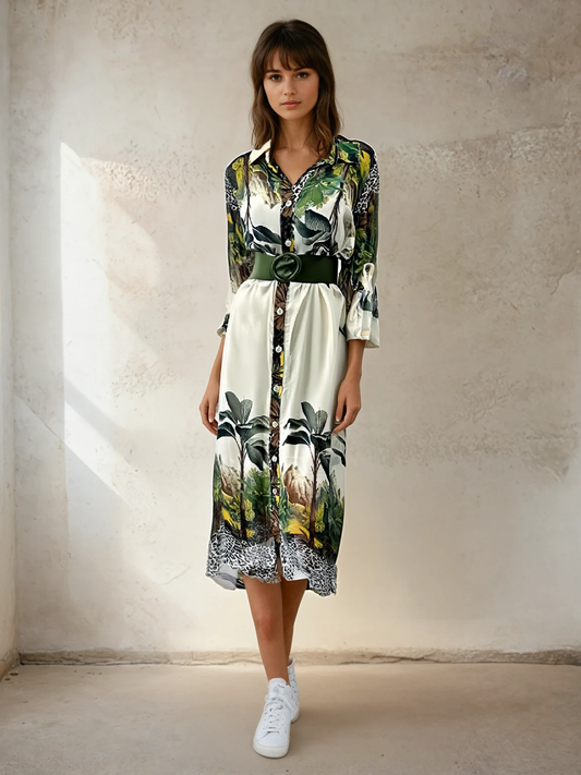 Amici Palm Doci Dress AMD2926