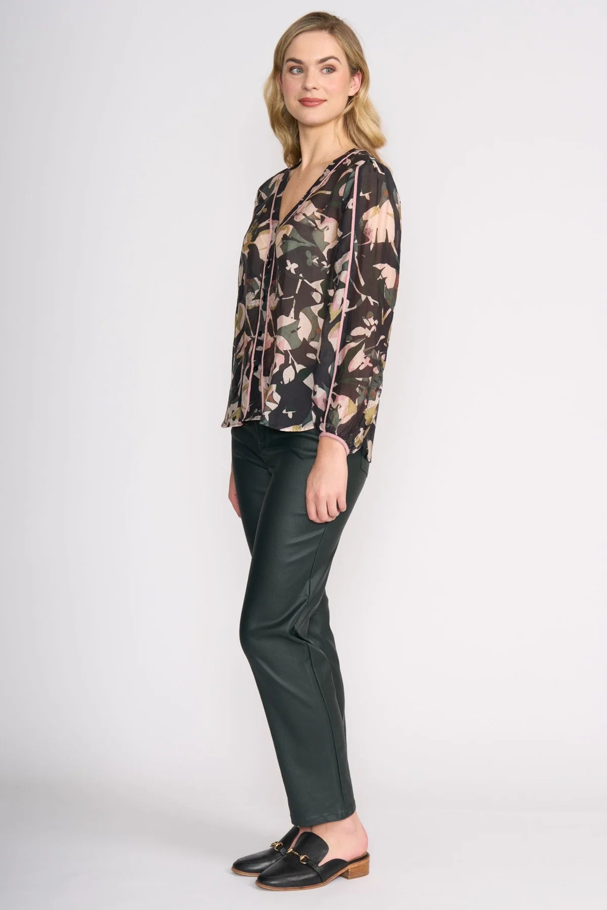 Foil Pipeline Blouse FO8510