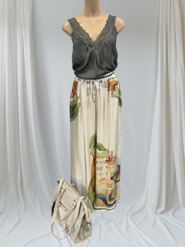 Amici Portofino Silk Blend Pant AMP6655