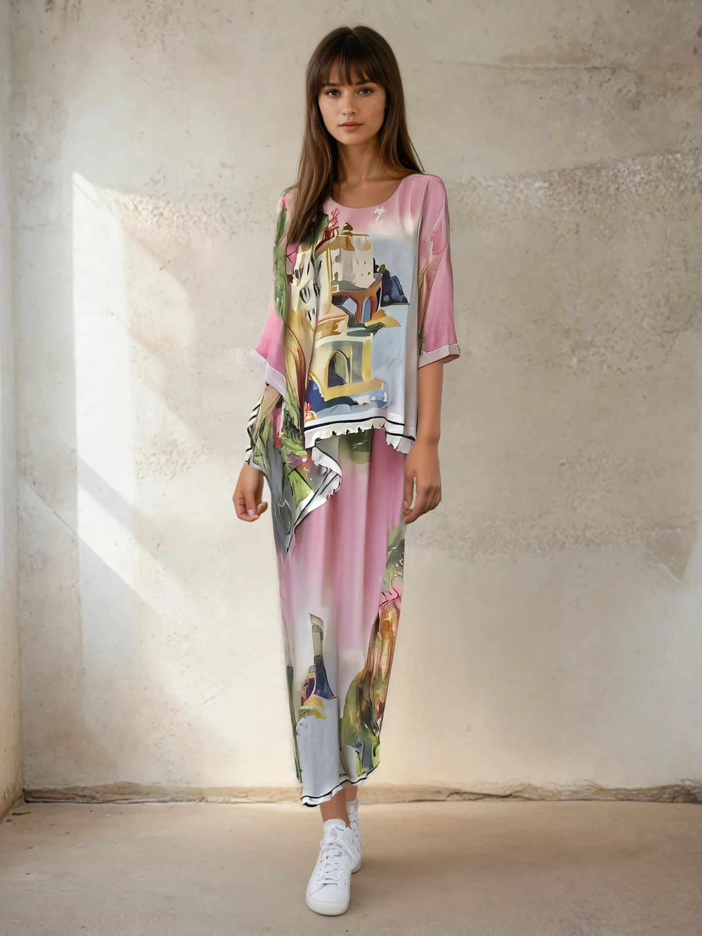 Amici Portofino Silk Blend Pant AMP6655