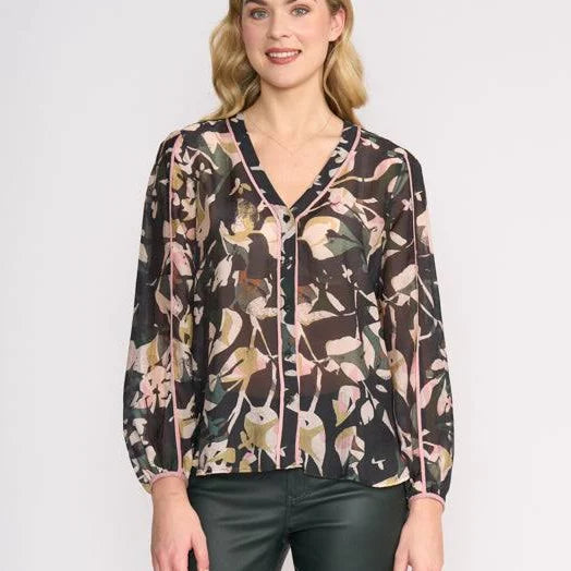 Foil Pipeline Blouse FO8510