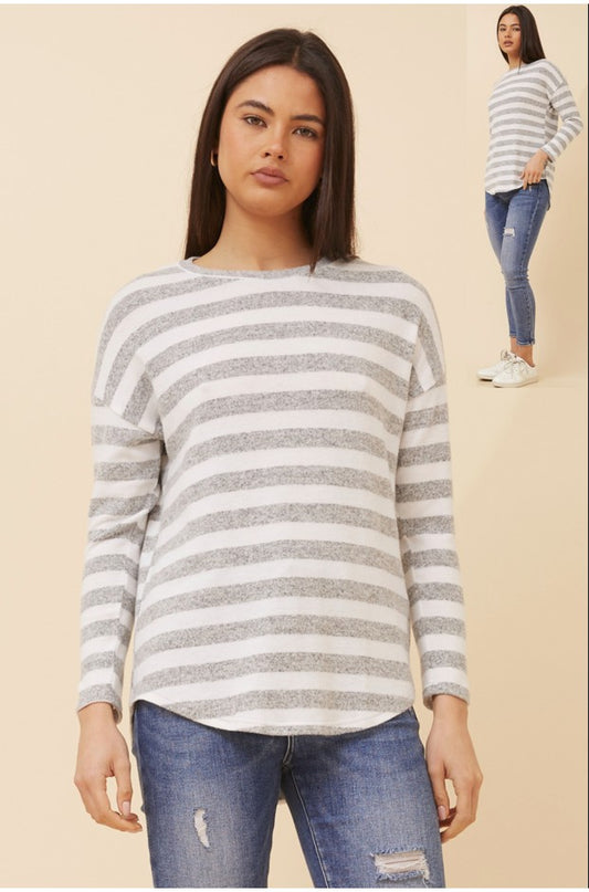 Caroline Morgan Stripe Top T524618