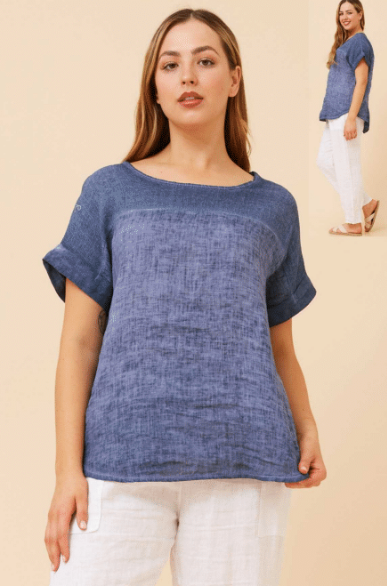 Bottega Moda Linen Top T525207