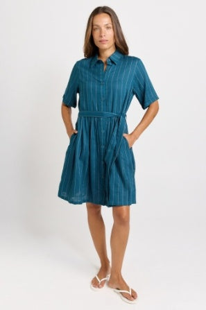 Betty Basic Palm Shirt Dress BB8635