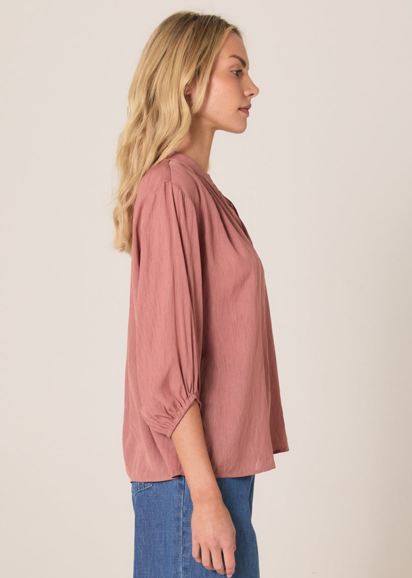 Fate + Becker Shae Split Neck Top - 17783TWFA