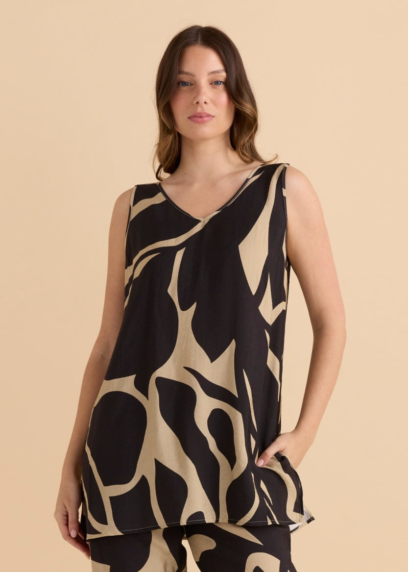 Betty Basics Lana Tunic Tank - BB8528