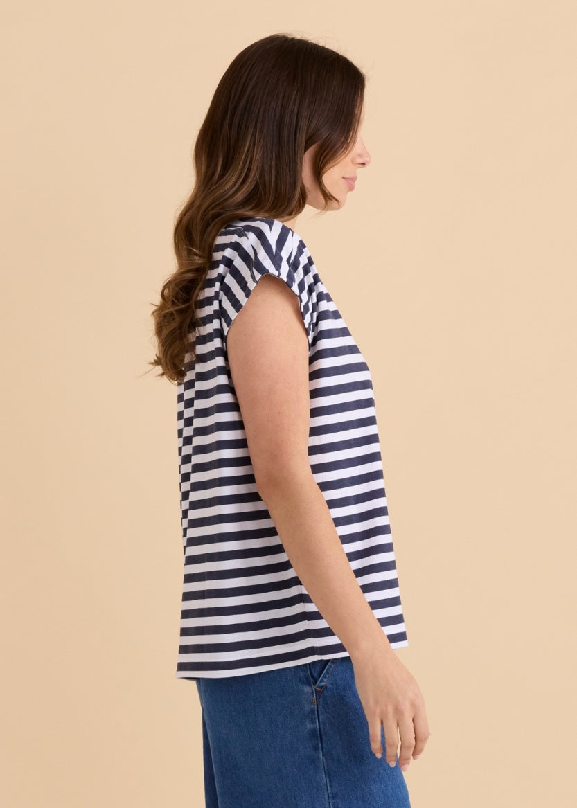 Betty Basic Beth Boatneck Tee - BB2089