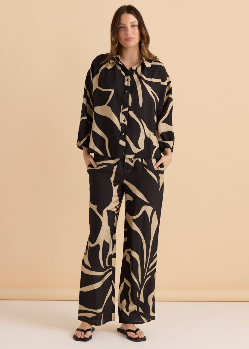 Betty Basics Palmer Puff Shirt - BB8529