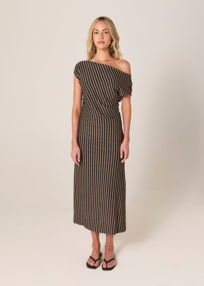 Fate+Becker Everlyn Metalic Jersey Dress - 17753DKFA