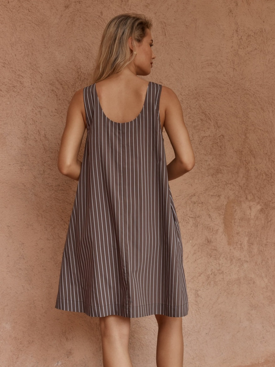 Sass Nola Stripe Mini Dress SS20916