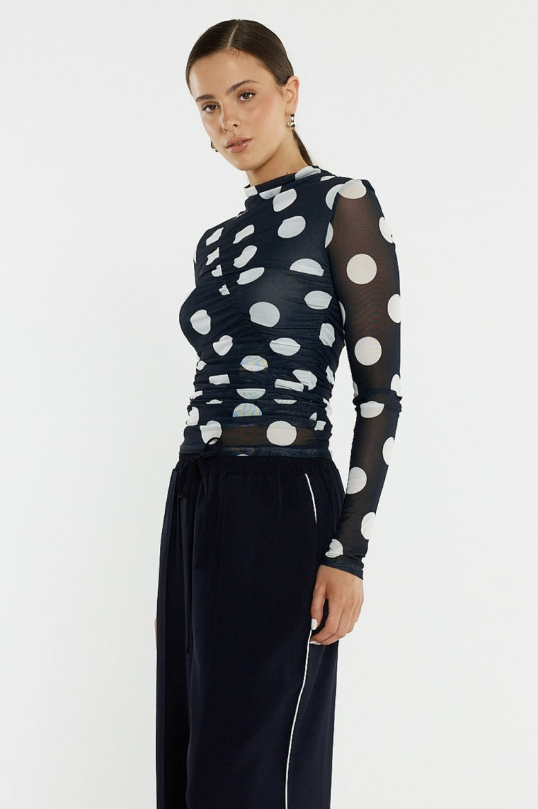 Sass Pammie Mesh Top 20619TWSS
