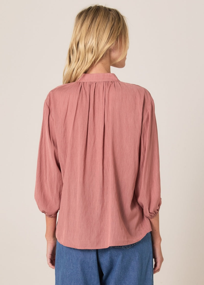 Fate + Becker Shae Split Neck Top - 17783TWFA