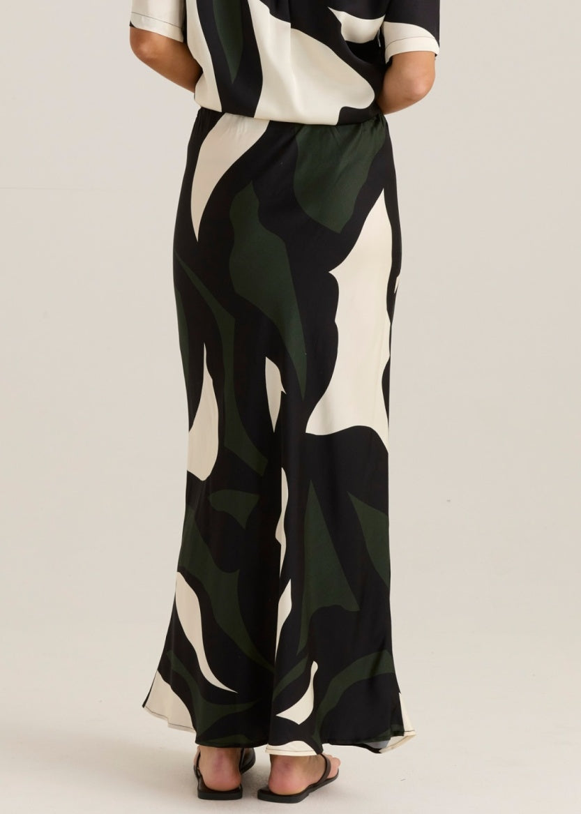 Sass Tarni Satin Split Skirt 20331SWSS