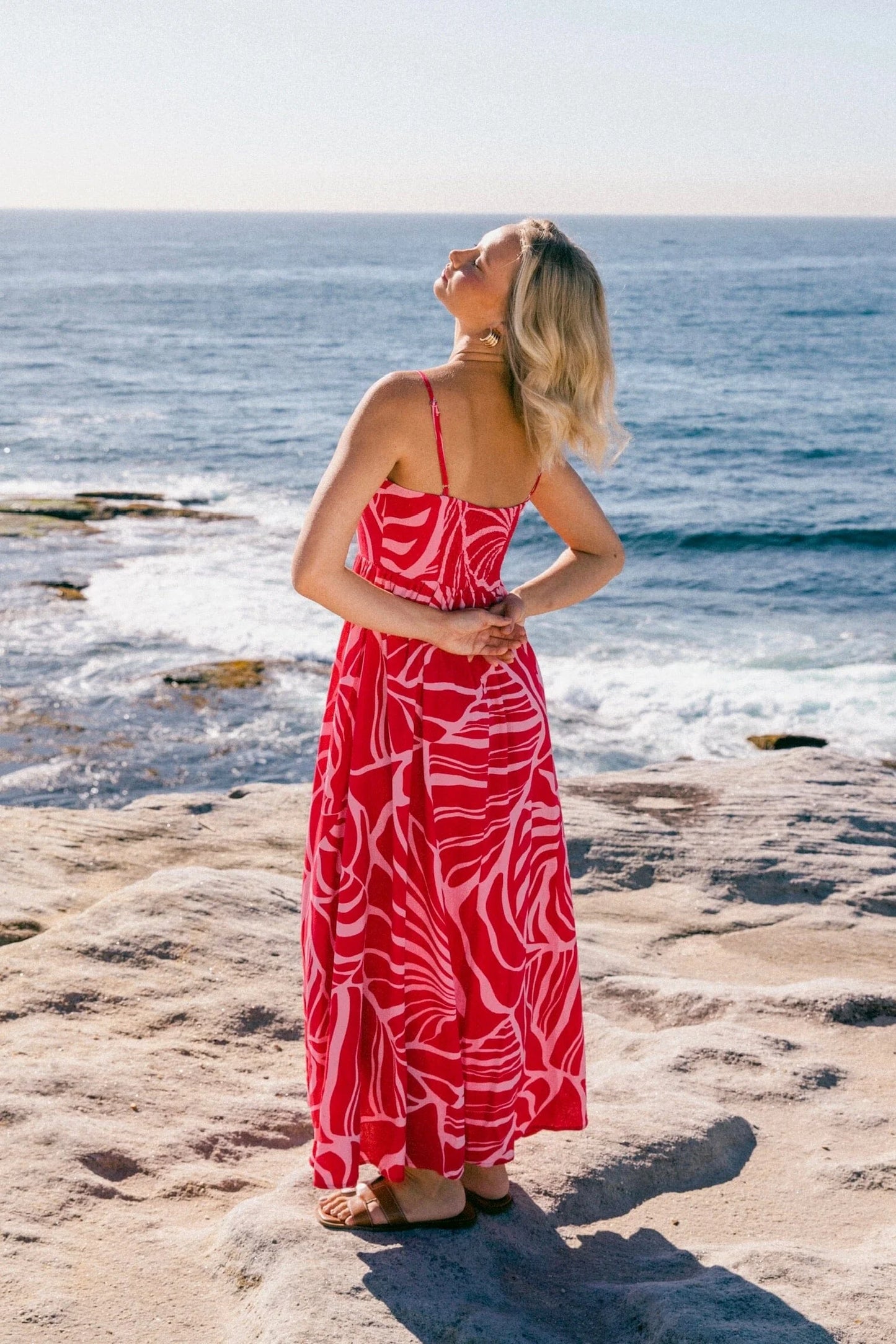 White Closet Gaia Maxi Dress TFE11146