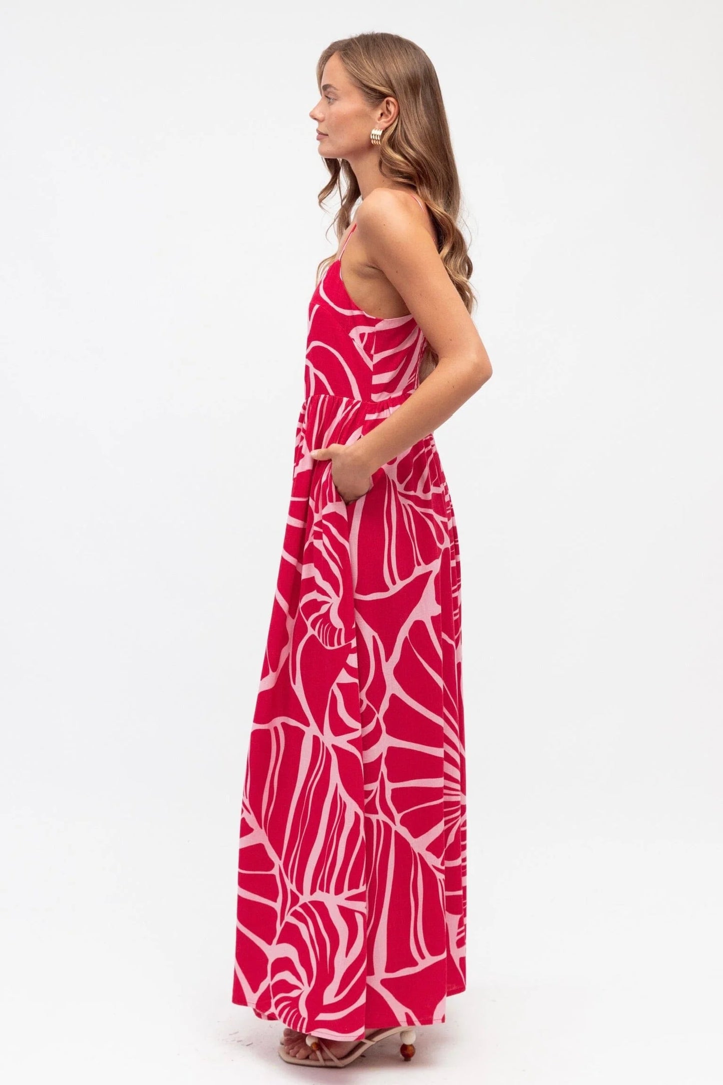 White Closet Gaia Maxi Dress TFE11146