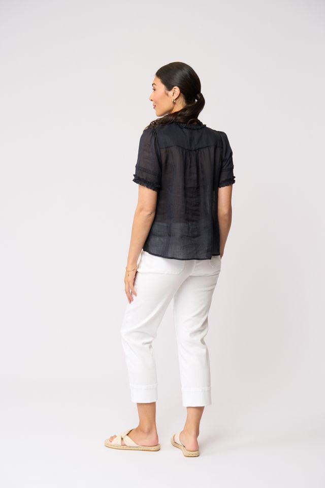 Foil Frill of It Blouse FO8654